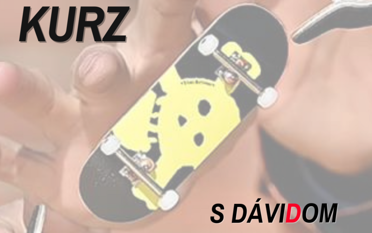 Pozvánka na Fingerboarding kurz s Dávidom Matisom - Začiatočník I.