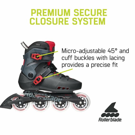 Rollerblade maxxum xt 2023 - MAXXUM XT 07371500741_Premium Secure_2023 Info Graphic