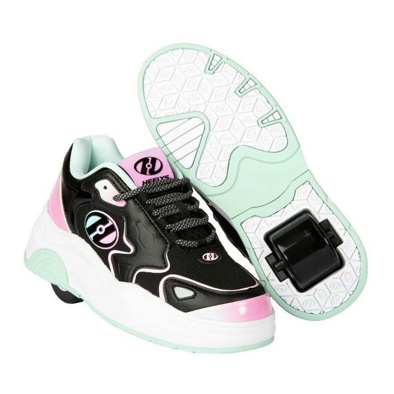 Black and blue heelys top