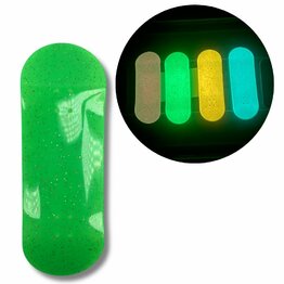 Alien Fingers Plastic Fingerboard Deck Glow in the Dark
