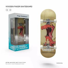 nEo Graphics - wooden fingerboard 29mm Greedy Dino
