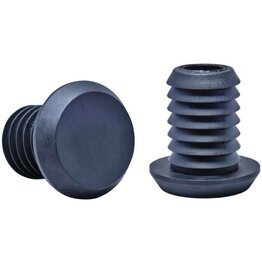 Dial 911 Bar Ends Black (2ks)