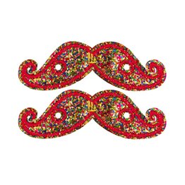 Shwings Mustache Rainbow Sparkle